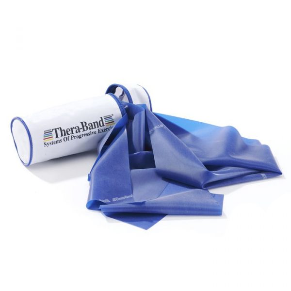 theraband weerstandsband in tasje blauw