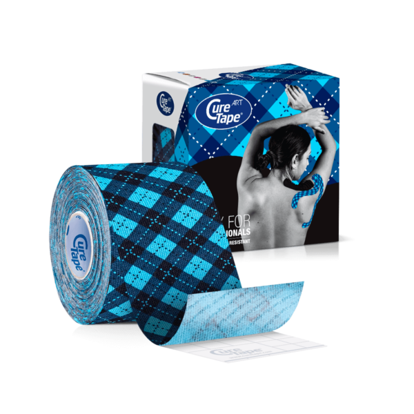 curetape art kinesiotape tartan