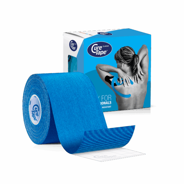 kinesiotape curetape classic 5 cm blauw