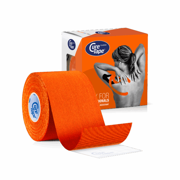 kinesiotape curetape classic 5 cm oranje