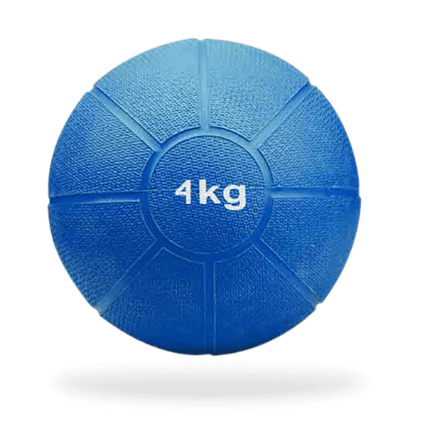 matchu sports medicine ball 4 kg blauw