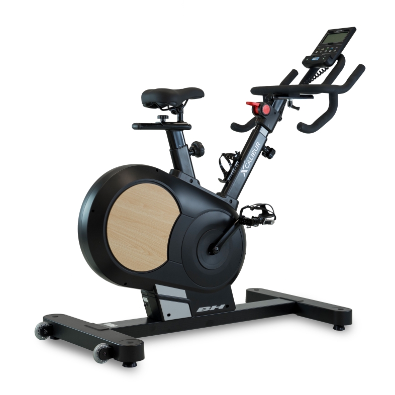 bh fitness xcalibur_magnetic wood finish smart bike